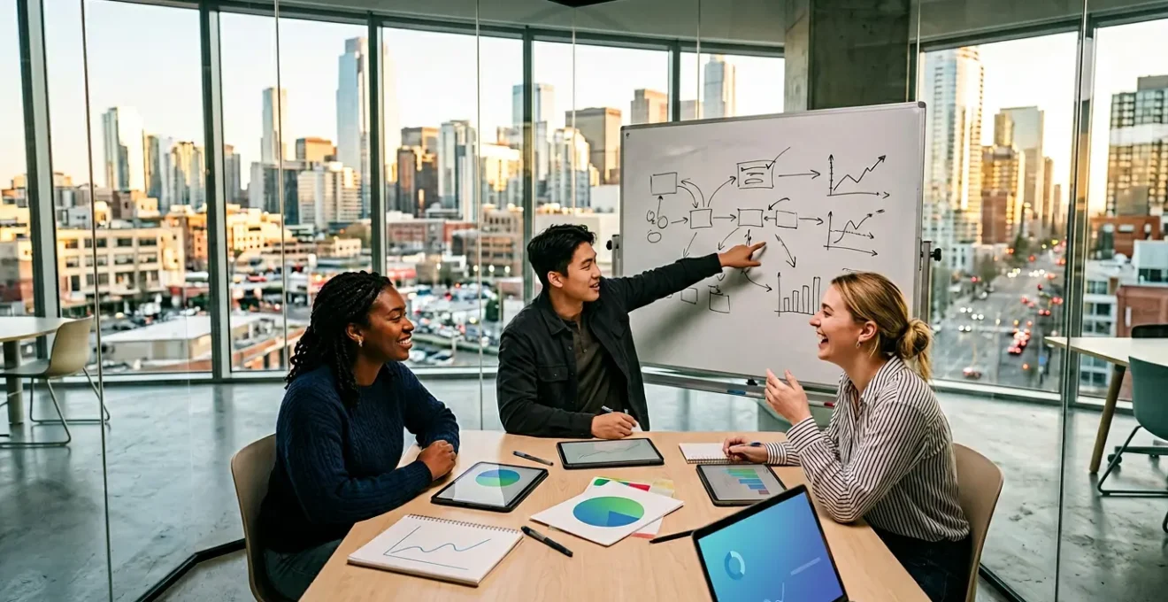 Students evaluating career paths and ROI in modern economy