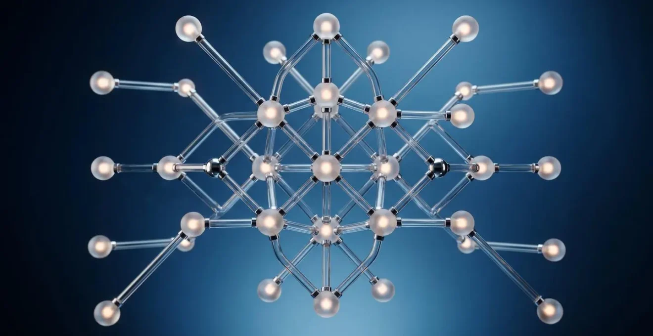 Abstract visualization of interconnected career paths showing multiple directions of professional growth