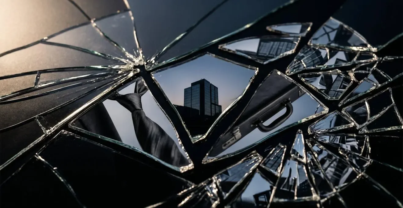 Abstract visualization of career consequences from credential fraud
