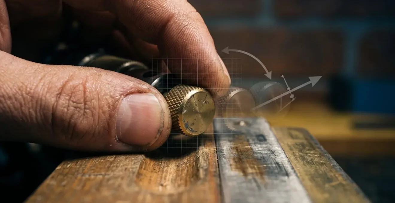 Close-up of hands working with practice tools showing iterative refinement process in skill development