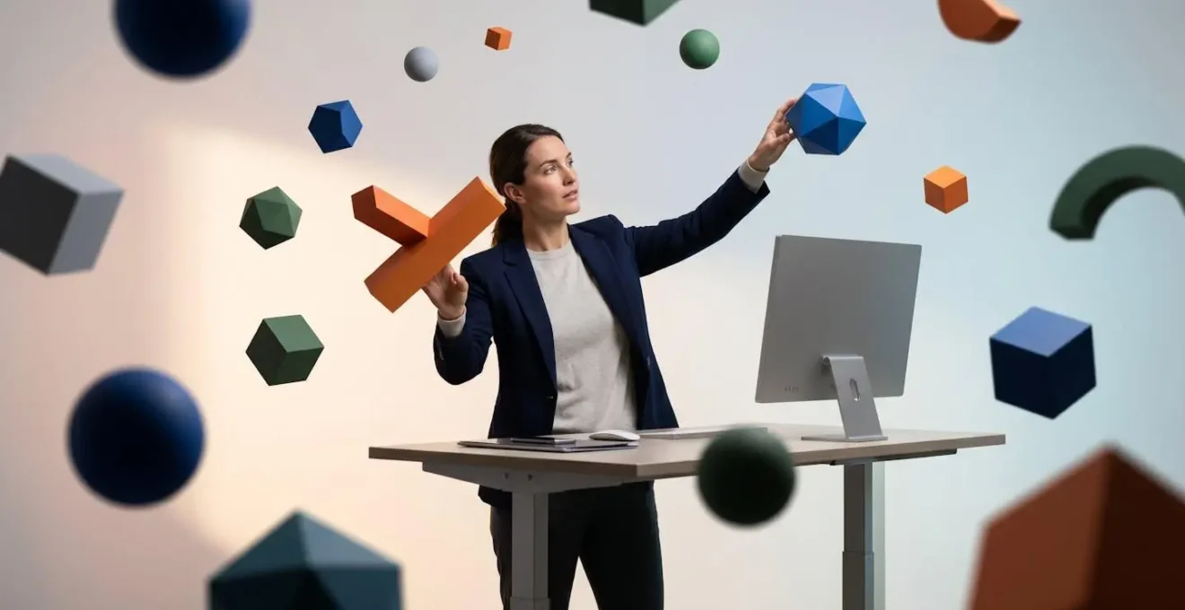 Employee actively engaging in learning new skills through hands-on problem solving