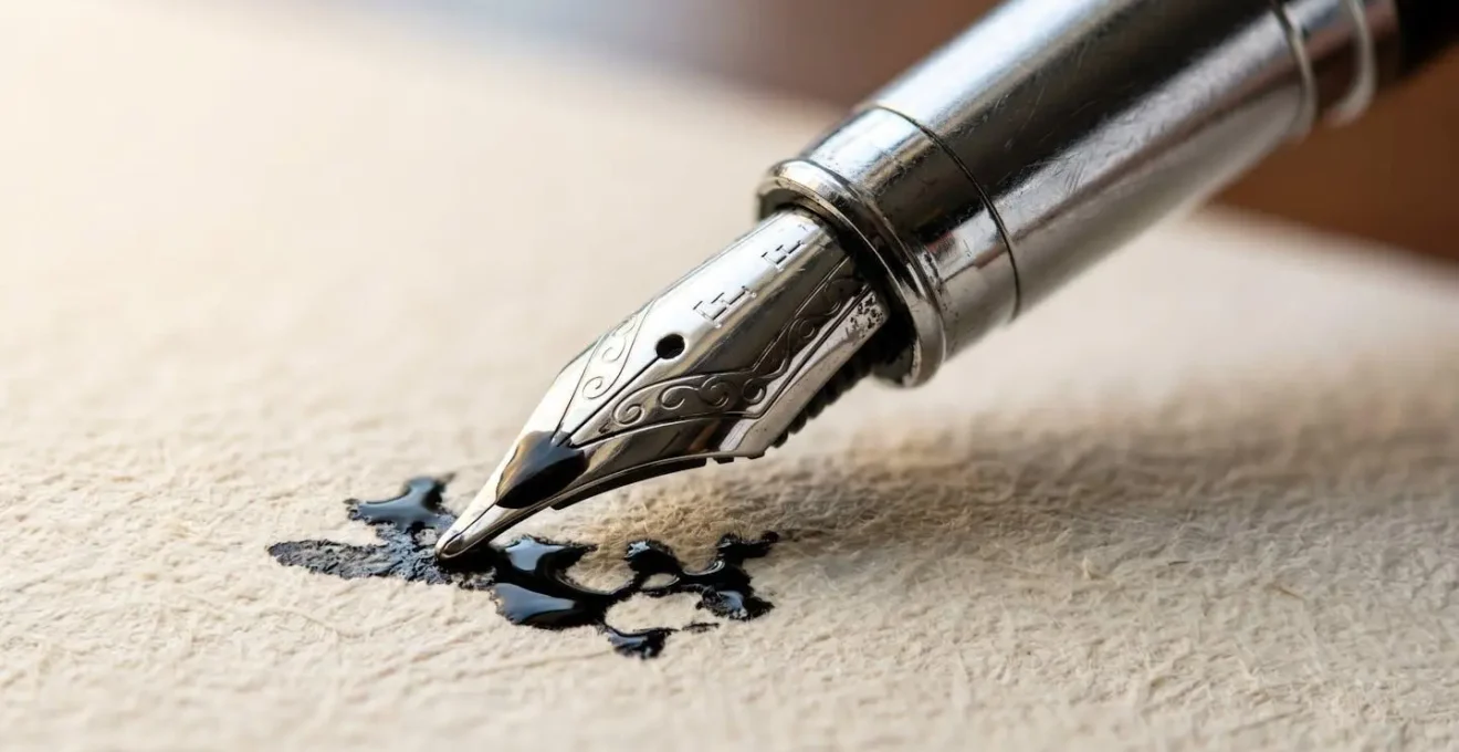 Extreme close-up of professional resume writing process